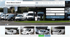 Desktop Screenshot of hertsmotors.com